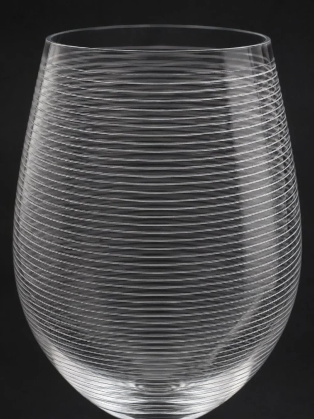 Mikasa Cheers Etched Crystal Wine Glasses Set of 2 Assorted Patterns